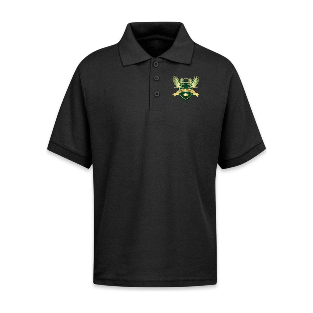 Aukela - Short Sleeve Black Polo - Kids