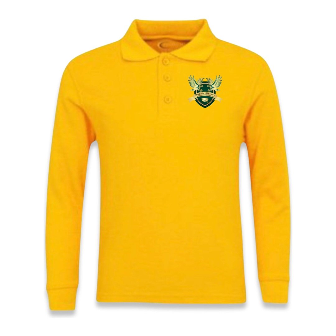Aukela - Long Sleeve Gold Polo - Adults
