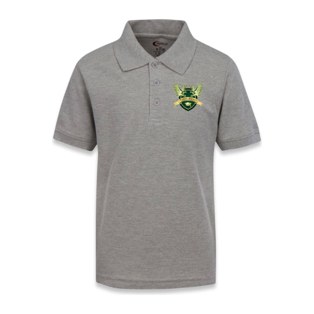Aukela - Short Sleeve Grey Polo - Kids