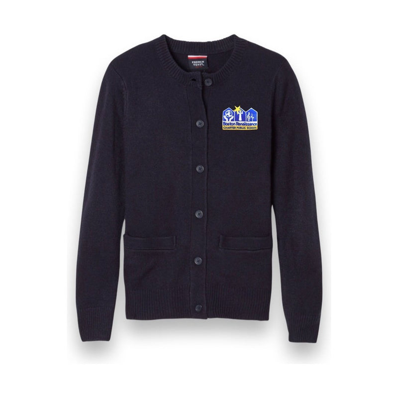 Boston Renaissance - Girl's Crewneck Cardigan