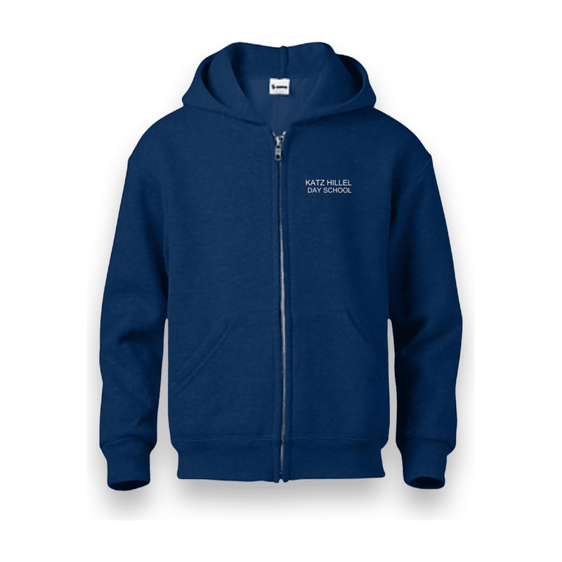 Katz Hillel Day School Full Zip Hooded Sweatshirt - Kids
