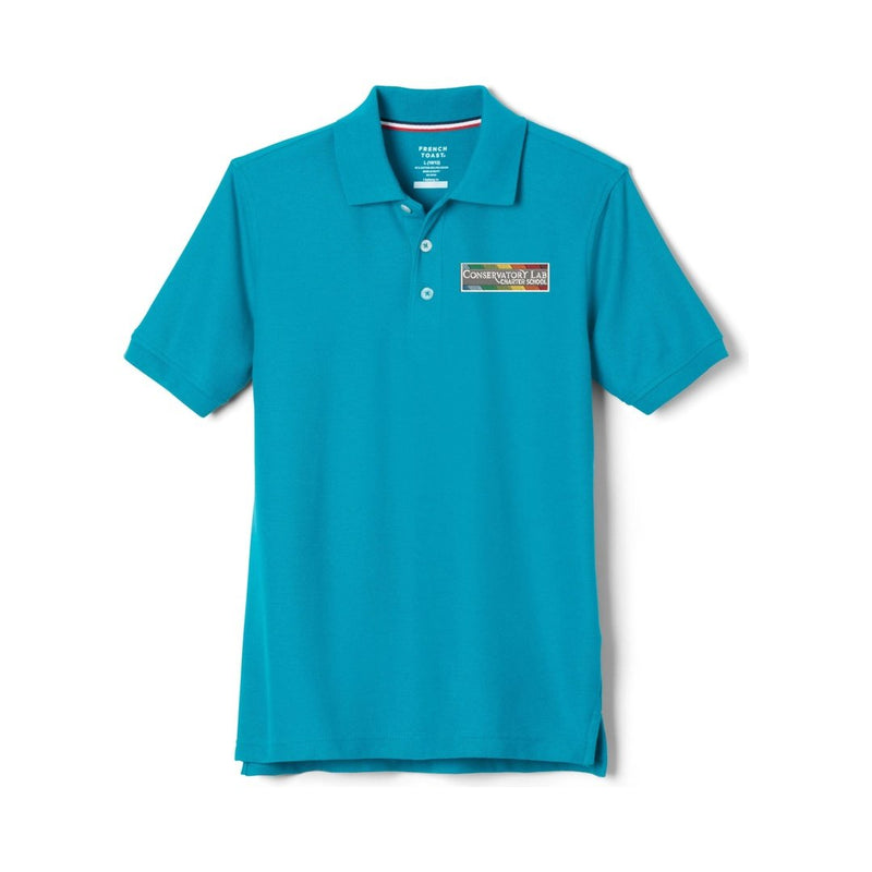 Conservatory Lab Short Sleeve Teal Polo - Grades K-5 - Kids