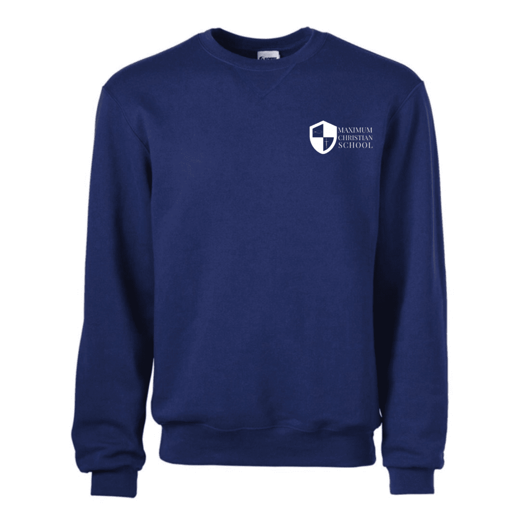 Maximum Christian School - Fleece Crew Sweatshirt - Kids