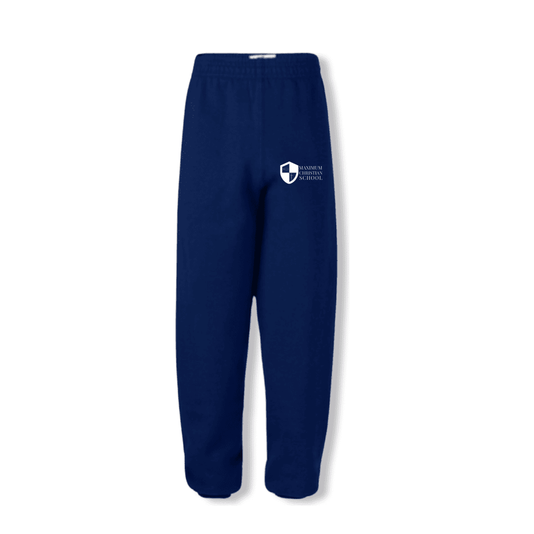 Maximum Christian School - Fleece Gym Pants - Adult Sizes