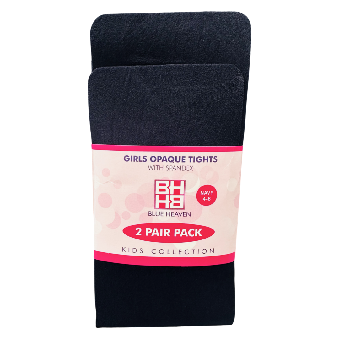 Blue Heaven Hosiery - Girls 2-Pack Tights w/ Spandex