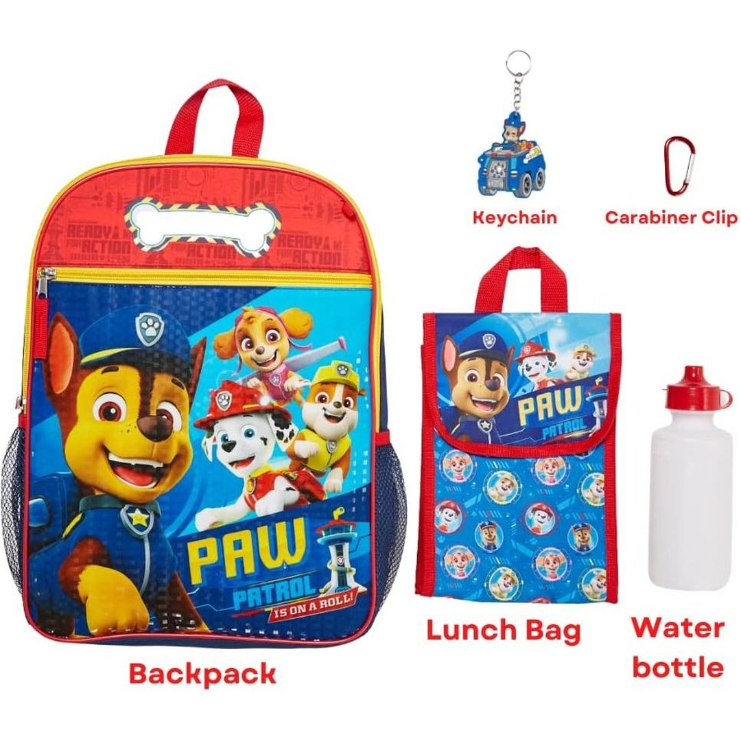 lenkertasche paw patrol Paw Patrol Backpack 5 Piece Set