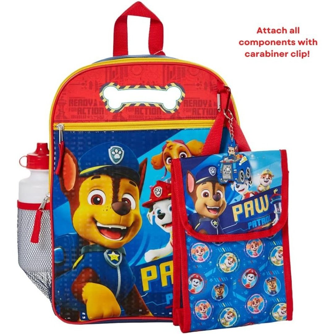 paw patrol lenkertasche Paw Patrol Backpack 5 Piece Set