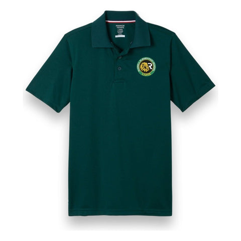 Russell Elementary Staff - Hunter Green Dri-Fit Short Sleeve Polo - Embroidered