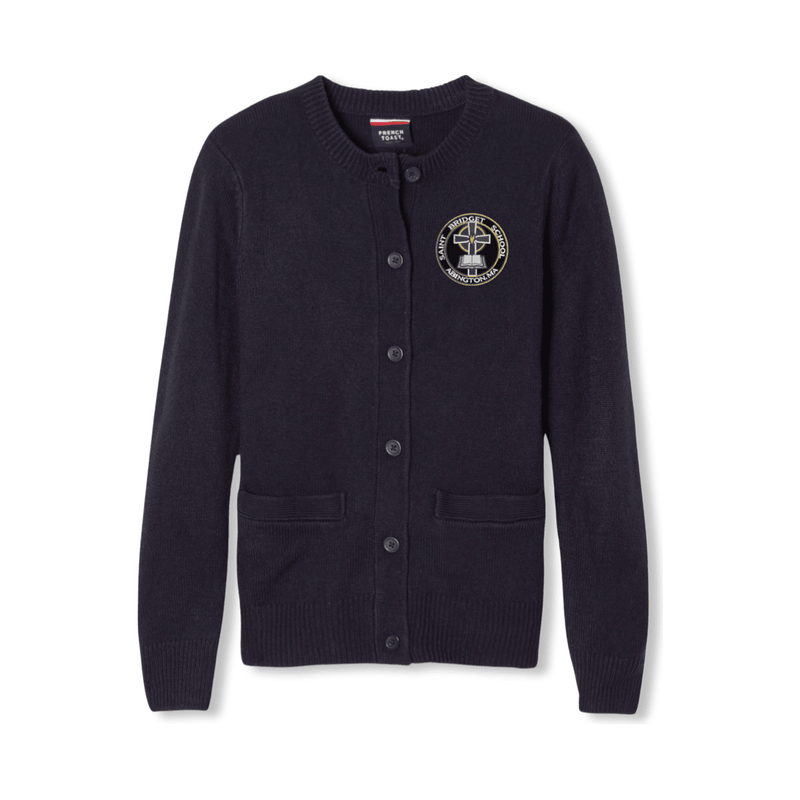 St. Bridget - Girl's Crewneck Cardigan