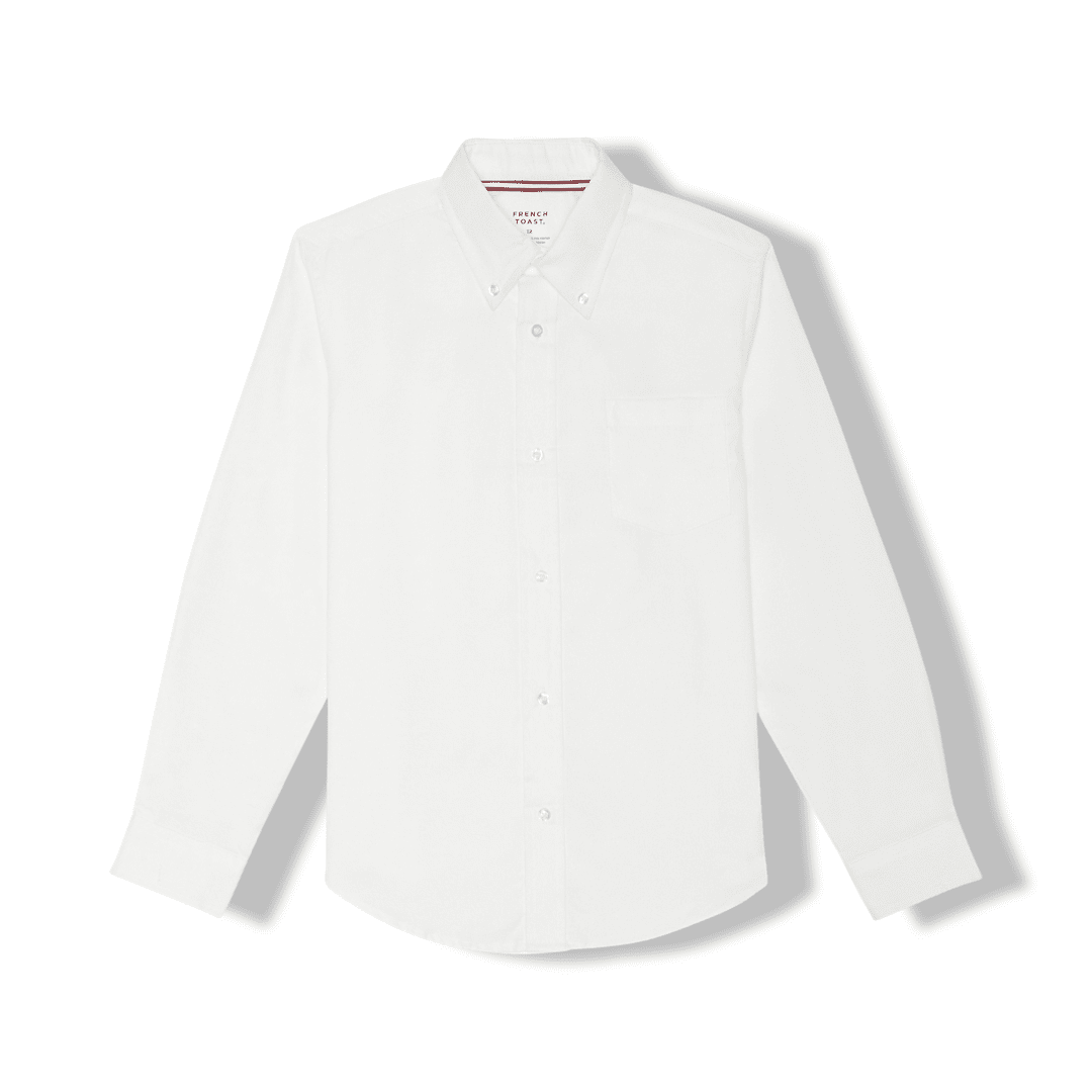 Boy&#39;s Long Sleeve Oxford Shirt - White