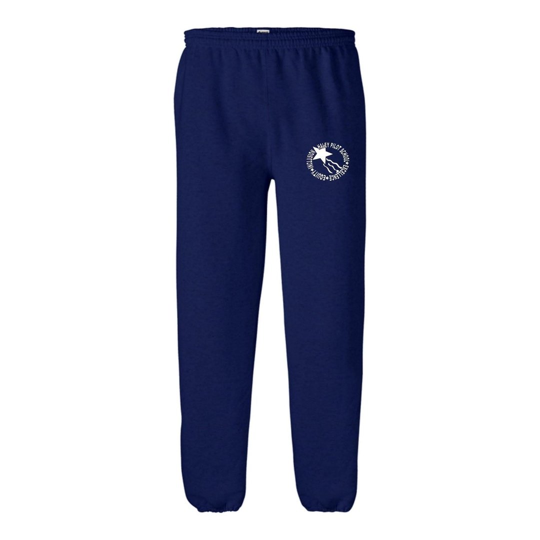 Haley Pilot Grades K-8 Navy Sweatpants - Adult