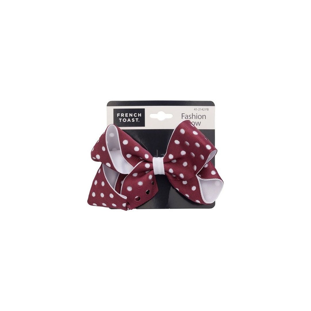 Polka Dot Bow Barrette