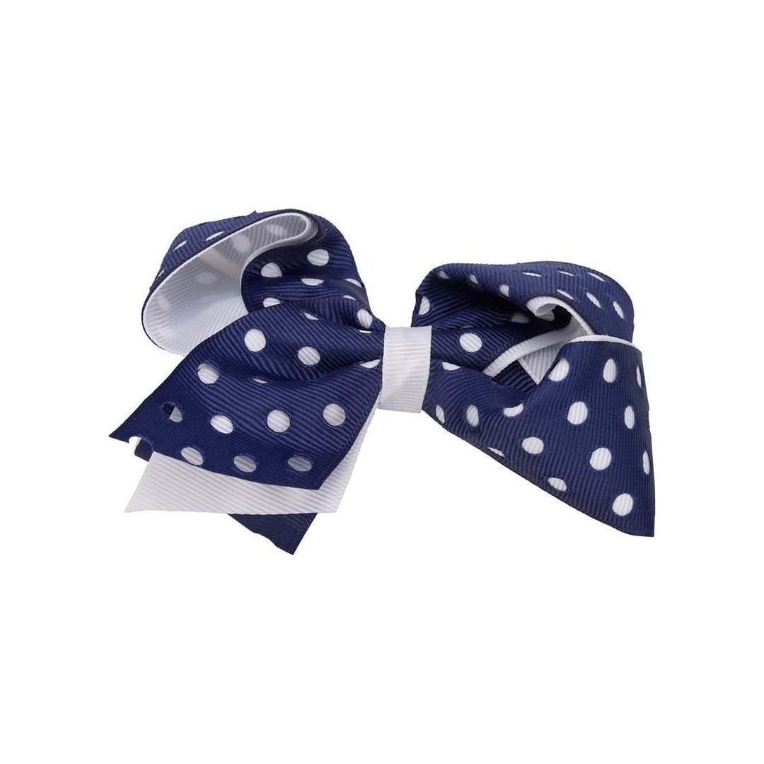 Polka Dot Bow Barrette