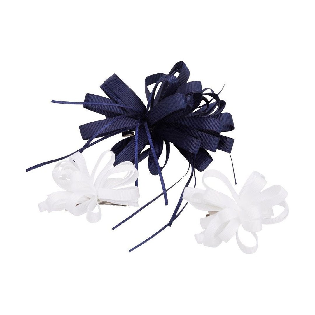 Loop Bow Barrettes 3 Pack