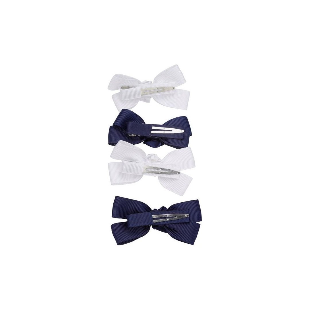 Mini Bow Barrettes 4 Pack