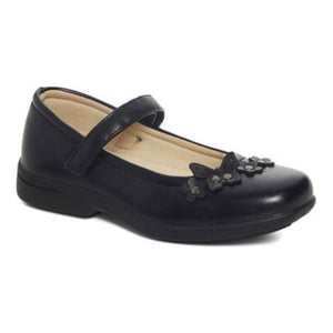Girls Black Spring Slip-On Shoes