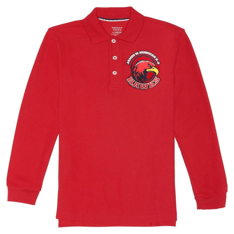 Hennigan School Long Sleeve Polo - Grades K-5 - Kids