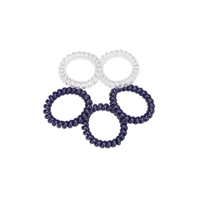 Large Coil Ponytail Holders - 5 pc