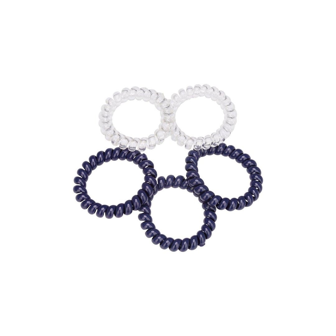 Large Coil Ponytail Holders - 5 pc