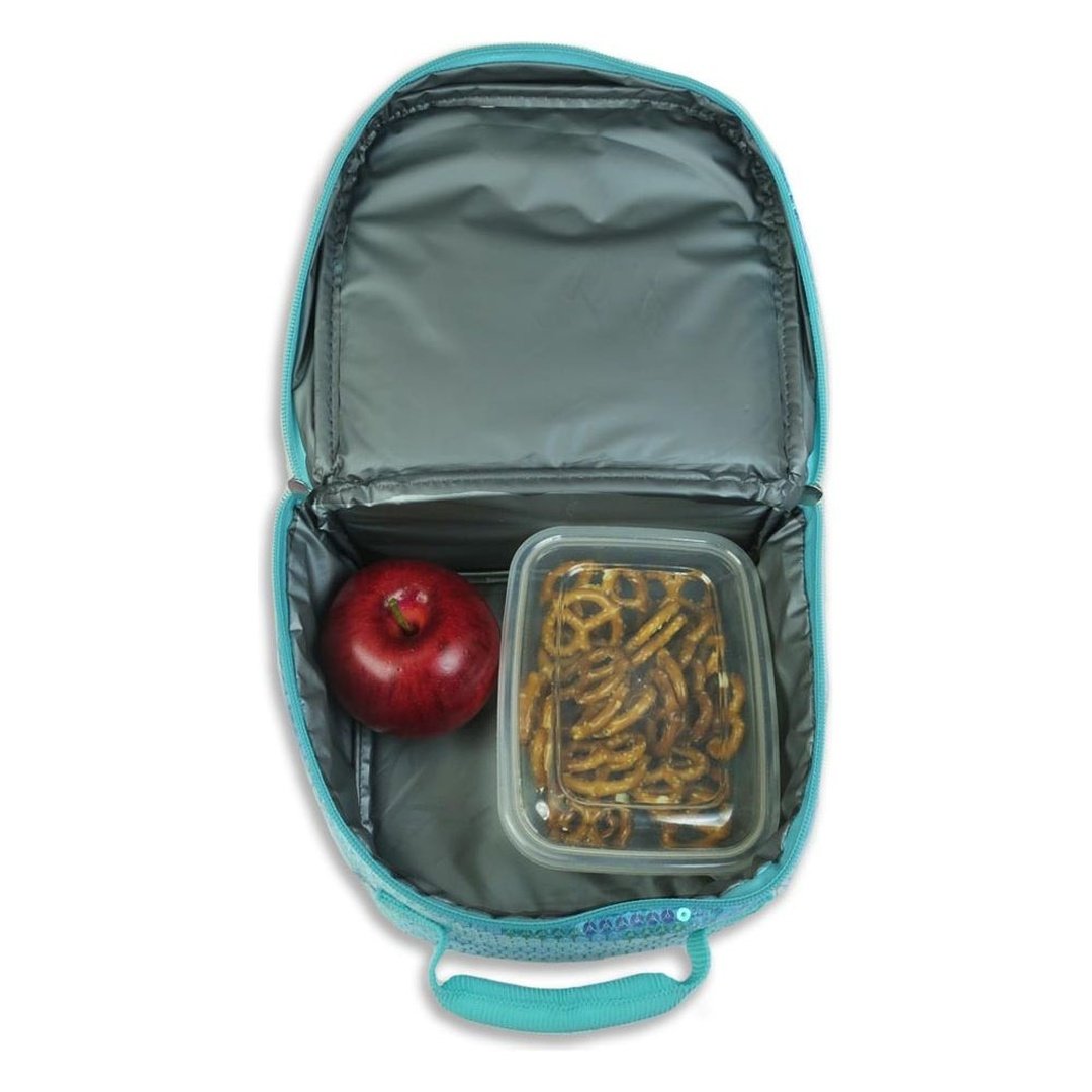 Sequin Varsity Insulated Lunch Bag