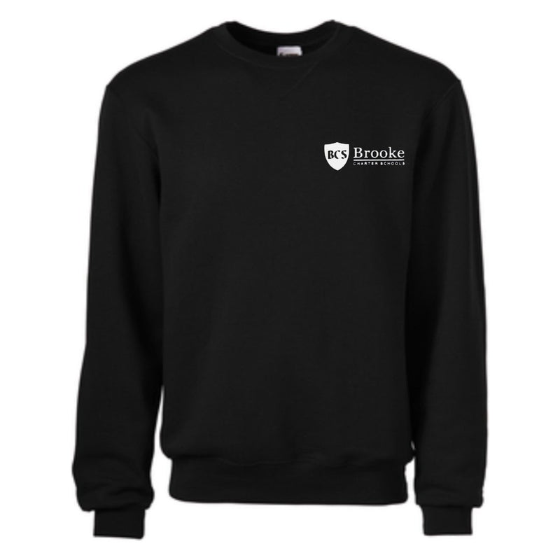 Brooke Charter Black Crew Sweatshirt -Adult
