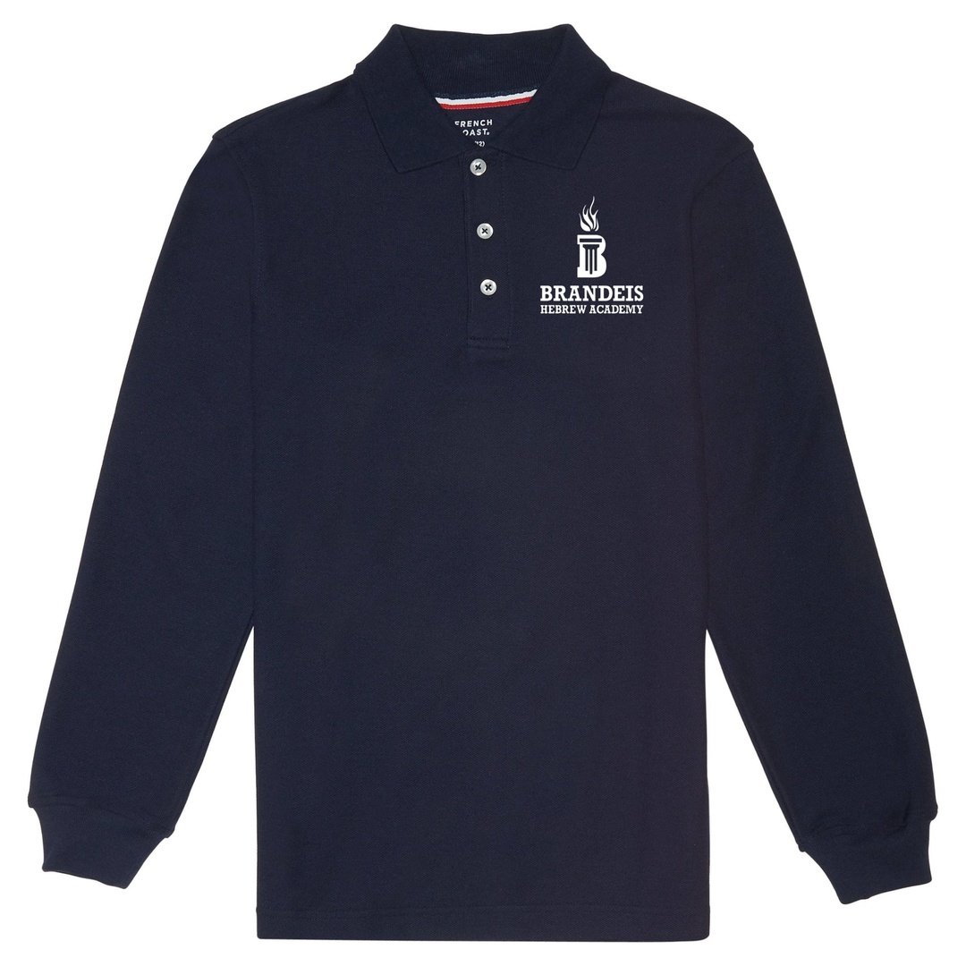 Brandeis Hebrew Academy Long Sleeve Polo - Boys