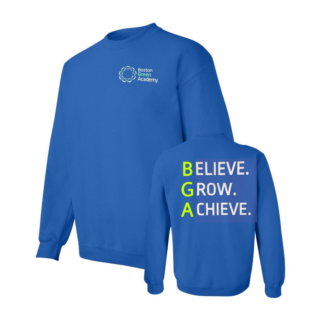 Boston Green Academy Grades 6&7 - Fleece Crew Neck Sweatshirt -Kids