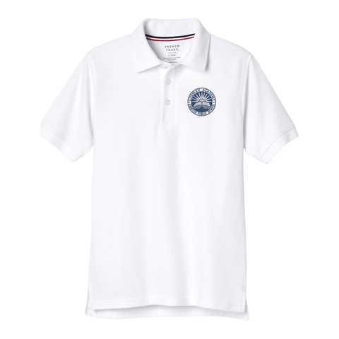 Codman Academy White Short Sleeve Polo - Adult