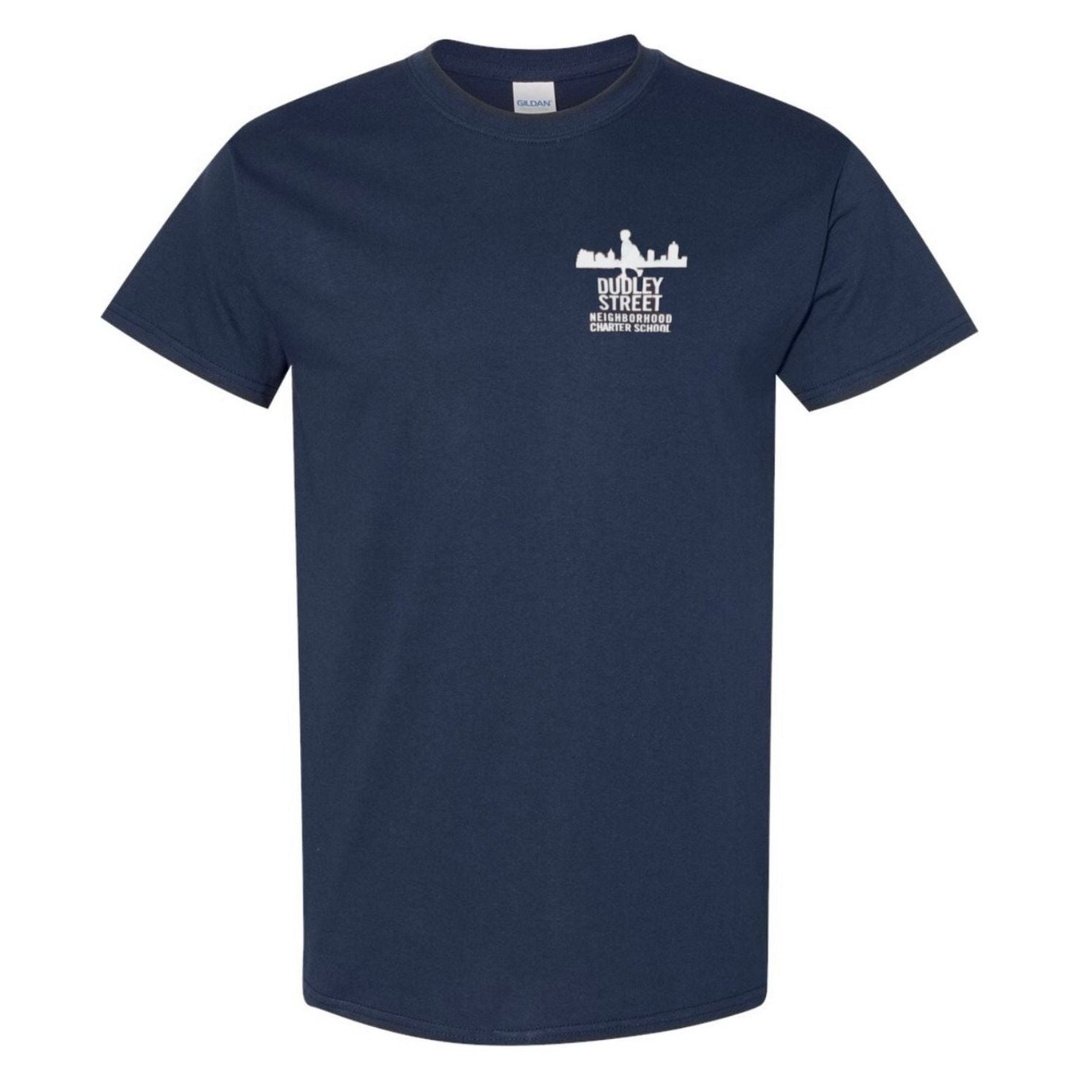 Dudley Street Neighborhood Charter Youth T-Shirt - Screen Printed - Boston School Uniform
