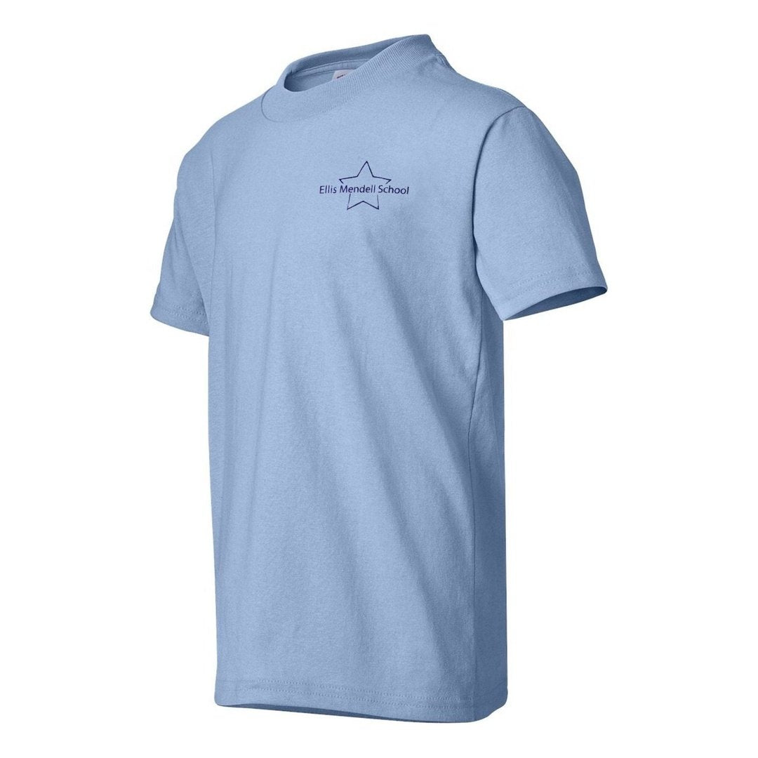 Ellis Mendell Blue T-Shirt - Screen Printed - Boston School Uniform