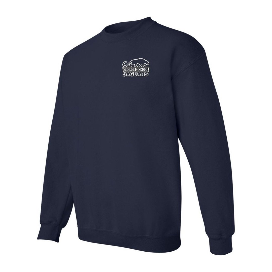 George Elementary Youth Fleece Crew Neck Sweatshirt - Screen Printed - Boston School Uniform