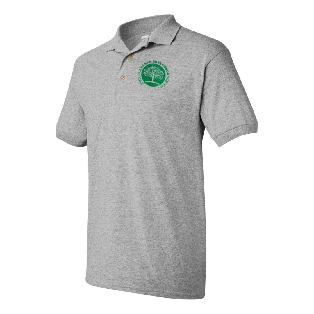 Sara Greenwood Grey Short Sleeve Polo - Kids