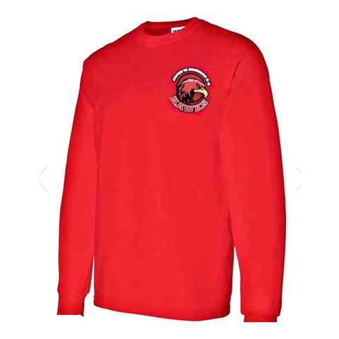 Hennigan School Red Long Sleeve T-Shirt - STAFF