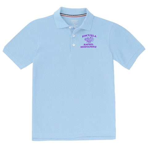 Rafael Hernandez Youth Short Sleeve Polo - Extended Sizes - Screen Printed - Boston School Uniform