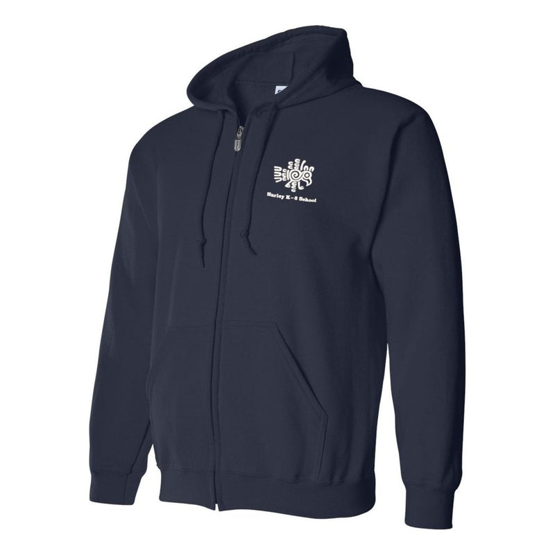 Hurley Full Zip Hooded Fleece Sweat Shirt - Kids