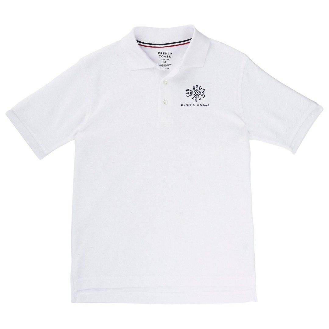 Hurley White Short Sleeve Polo - Kids