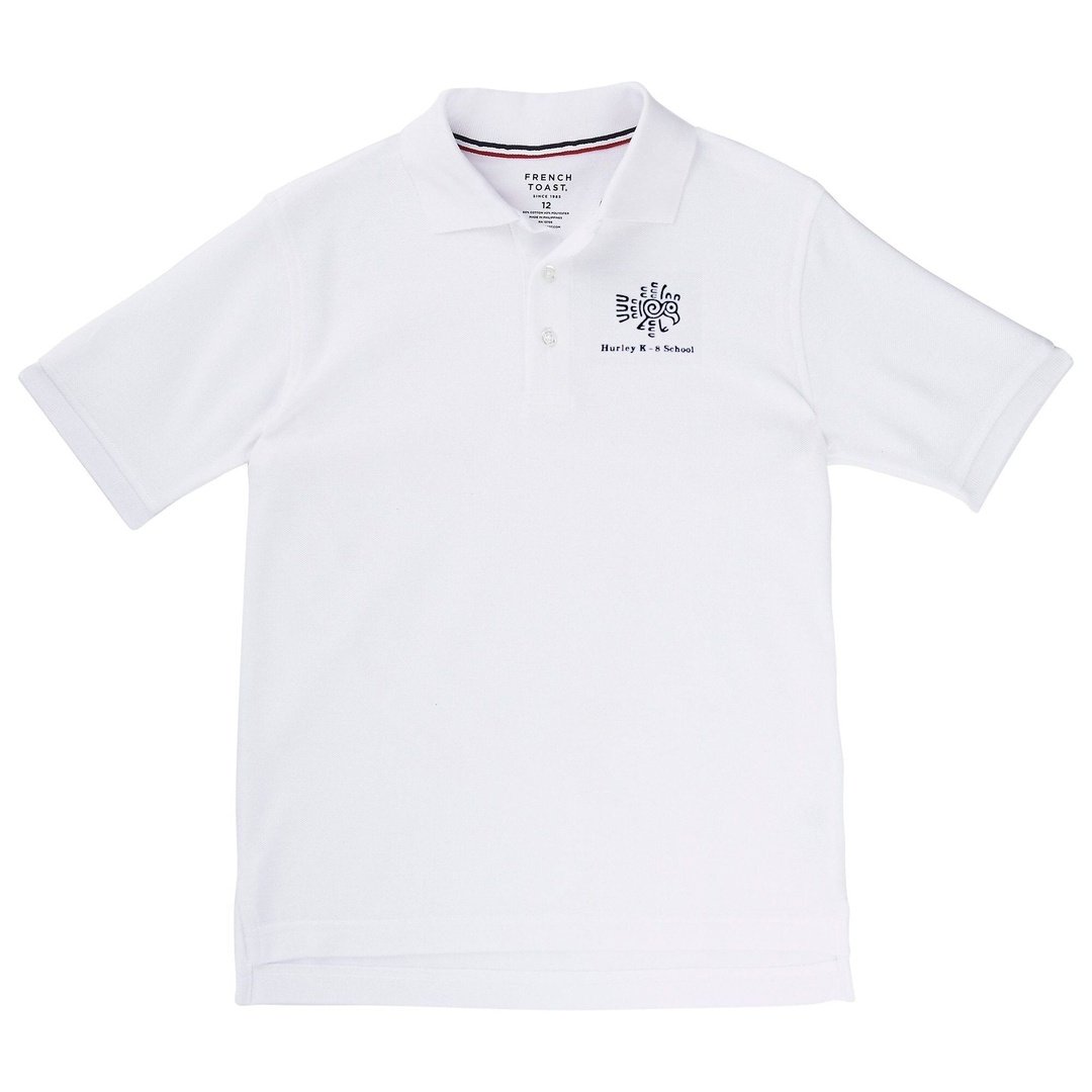 Hurley White Short Sleeve Polo - Adult