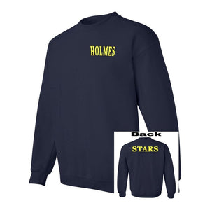 Holmes Innovation Adult Fleece Crew Neck Sweatshirt - Screen Printed - Boston School Uniform