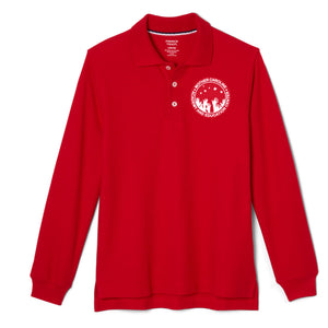 MCA - Red Long Sleeve Polo - 8th Grade - Adult