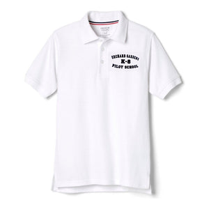 Orchard Gardens White Short Sleeve Polo -Gr. 6th - 8th - Kids