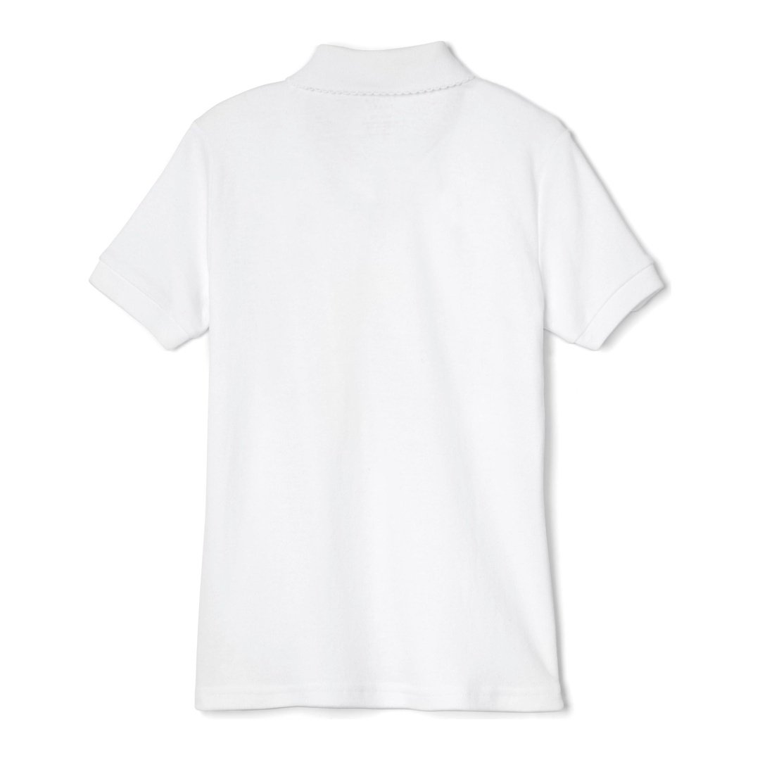 French Toast Plus Size Short Sleeve Picot Collar