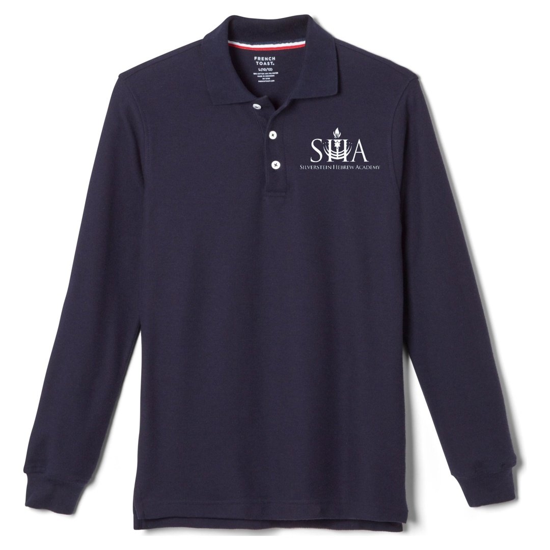 Silverstein Hebrew Academy Long Sleeve Polo - Husky Kids