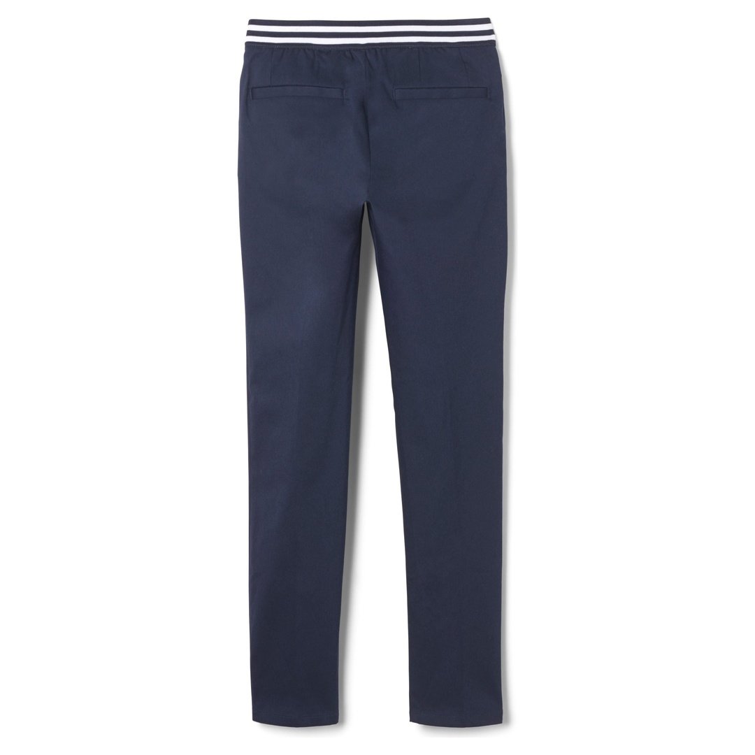 Girls Contrast Waist Pull On Pant