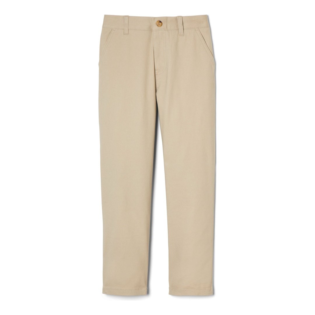 Boys' Straight Fit Chino Pants with Power Knees
