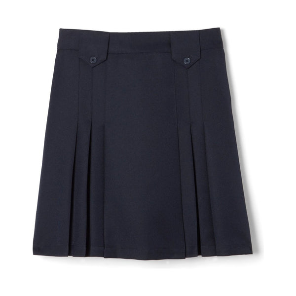 Plus Size - Pleated Skirt Below The Knee