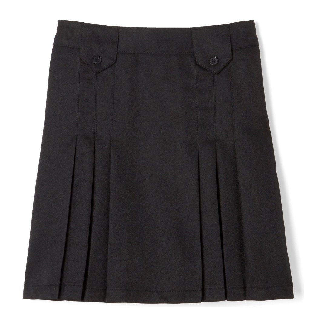 Harvest Christian School - Girl's / Women's 2 Tab At The Knee Front Pleat Skirt
