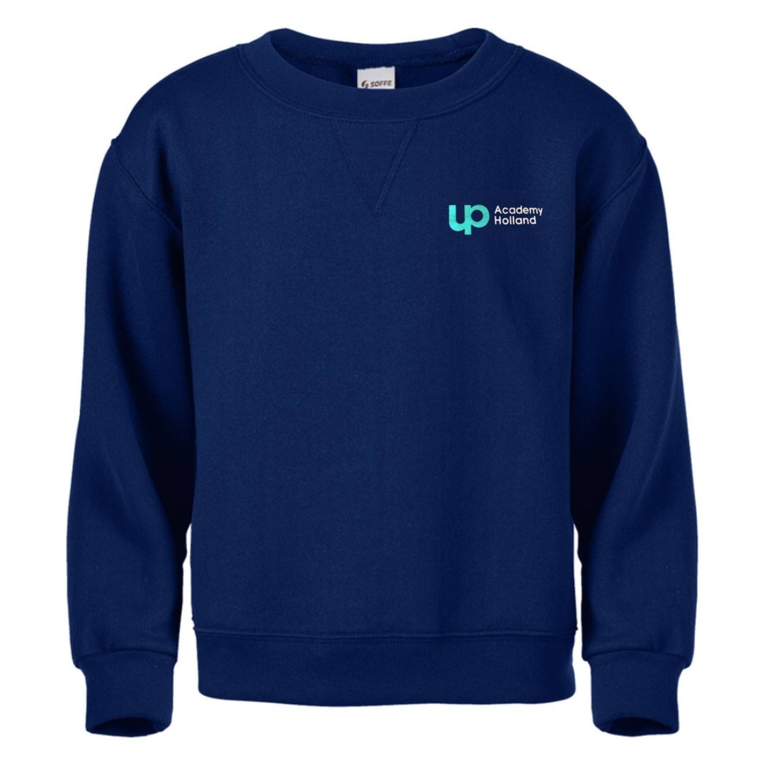 UP Academy Holland Navy Crew Neck Sweatshirt - Adult