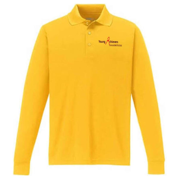 Young Achievers - Long Sleeve Polo - Adult
