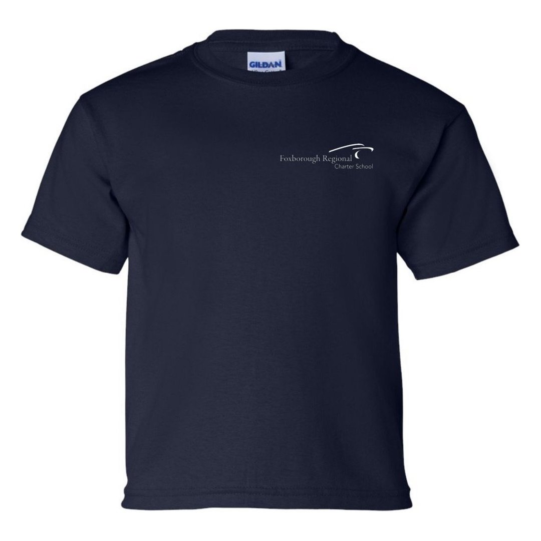 Foxborough Regional Charter Youth Gym Shirt - Screen Printed - Boston School Uniform