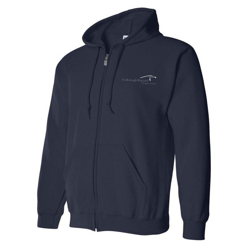 Foxborough Regional Charter -Full Zip Hoodie - Adult
